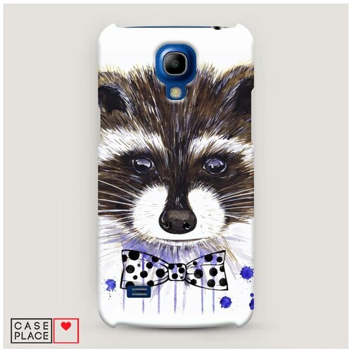 фото Чехол пластиковый samsung galaxy s4 mini енот в бабочке case place
