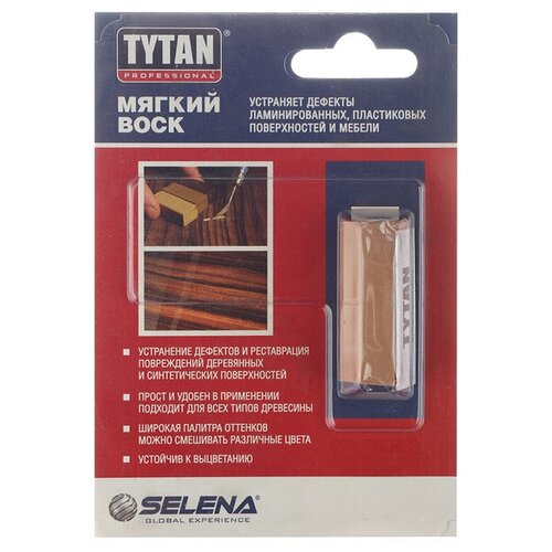 Мягкий воск для дерева и мебели Tytan Professional (7,5гр) бук 42