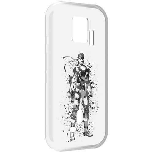 Чехол MyPads Metal Gear Solid Snakes для ZTE Nubia Red Magic 7S Pro задняя-панель-накладка-бампер