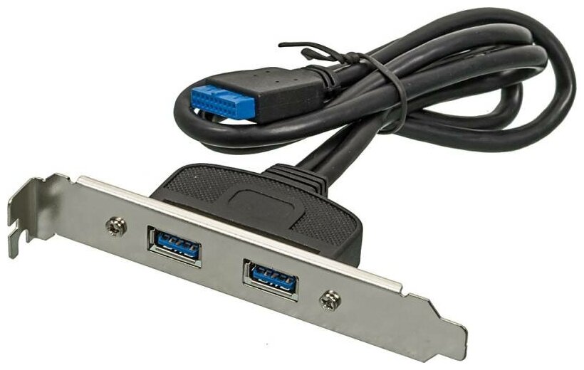 Адаптер USB Bracket 2xUSB3.0 Bulk