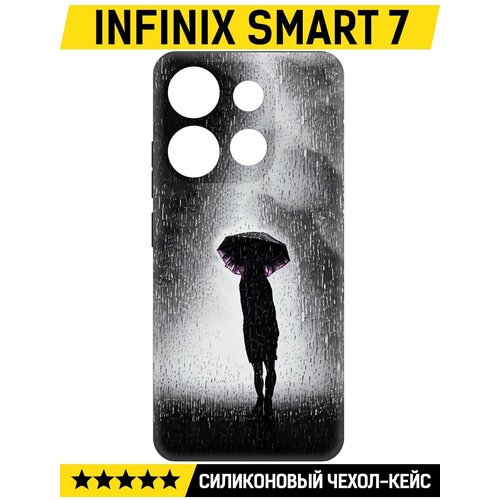 Чехол-накладка Krutoff Soft Case Ночная крипота для INFINIX Smart 7 черный чехол накладка krutoff soft case ночная крипота для google pixel 7 pro черный