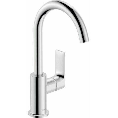 Смеситель для раковины Hansgrohe Rebris E с донным клапаном, хром (72576000) смеситель для раковины hansgrohe rebris e с донным клапаном хром глянцевый 72557000