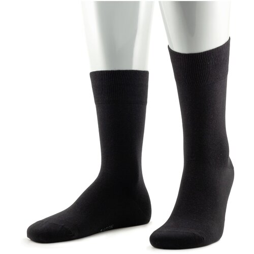 фото Мужские носки grinston socks черные, размер 29