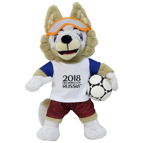 надувной мяч 60 см 2018 fifa world cup russia Мягкая игрушка FIFA-2018 Волк Забивака чемпионат по футболу подарок футболисту игрушка для мальчика