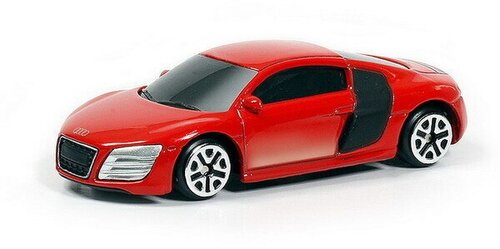 Машинка металлическая Uni-Fortune RMZ City 1:64 Audi R8 V10, без механизмов, 2 цвета (серебристый, красный)