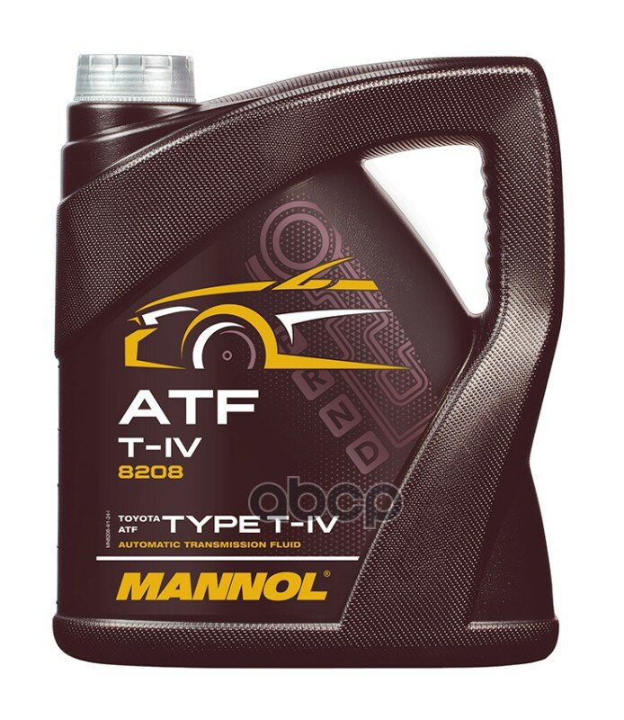 8208 MANNOL ATF T-IV (4L) жидкость трансмиссионная! синтетическая MANNOL арт. MN82084