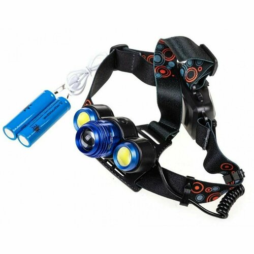 фото Фонарик налобный 3led yyc