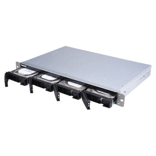 Полка расширения сетевого хранилища без дисков/ SMB QNAP TL-R400S SATA 6GB/s JBOD storage enclosure, 4-tray 3,5"/2,5"