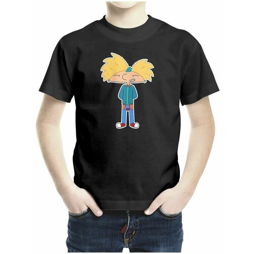 фото Футболка каждому своё, размер 128, черный