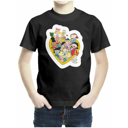 фото Футболка каждому своё, размер 128, черный