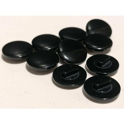 Пуговицы на ножке Карамель размер 15мм24L 5 шт черный 189₽