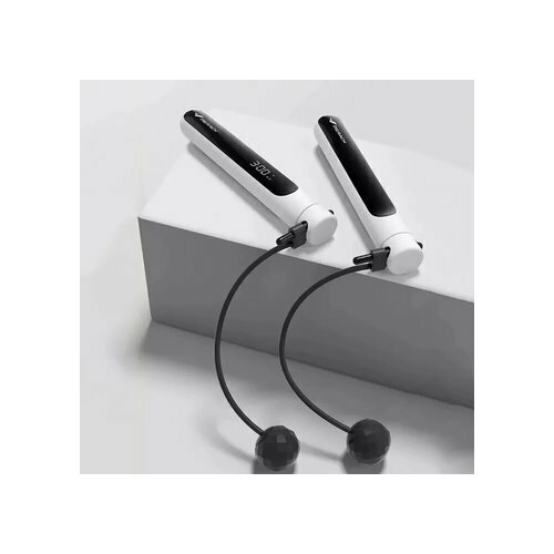 Умная скакалка Merach Intelligent Counting Rope Skipping J1 (черная)