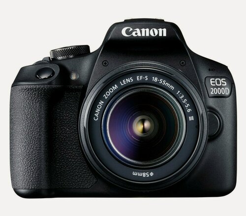Изображение товара Фотоаппарат Canon EOS 2000D Kit EF-S 18-55mm f/3.5-5.6 III, черный