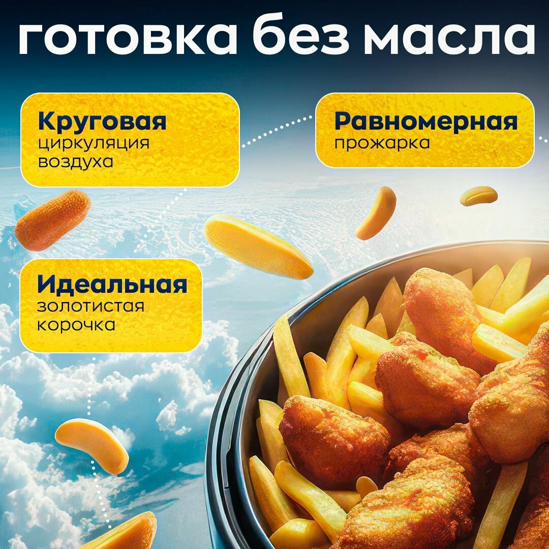 Аэрогриль аэрогрили приготовление блюд мелкая техника кухни бытовая — фото 1