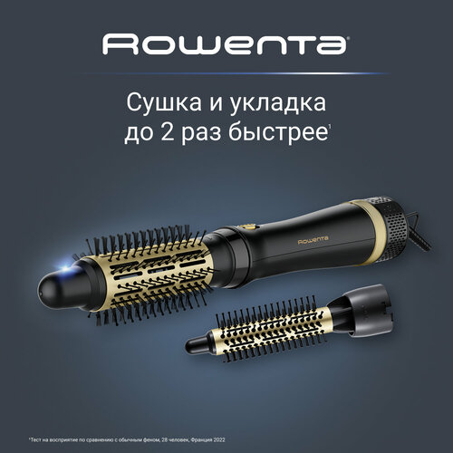 фото Фен-щетка rowenta cf 6330 ru, черный
