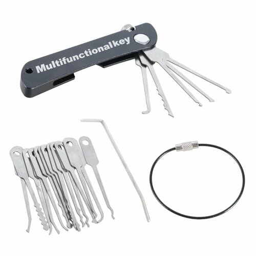 Многофункциональный инструмент (1 комплект, черный)