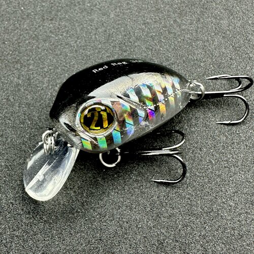 Воблер крэнк Фэт RED RAG 36F-SR на голавль, судак, берш, жерех, щуку, окунь