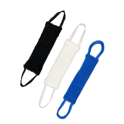 Мочалка для тела с ручками PRO CLEANLY вехотка шахтерская для бани и душа мужская и женская набор 3 шт 43 см 485₽