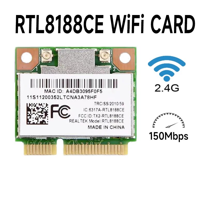 Беспроводная сетевая карта RealTek RTL88CE mini-PCIe