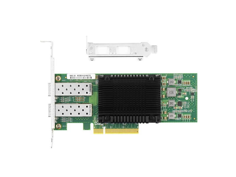Сетевая карта сетевая карта/ PCIe x8 25G Dual ports SFP28 Server Network Card, Intel E810XXV based