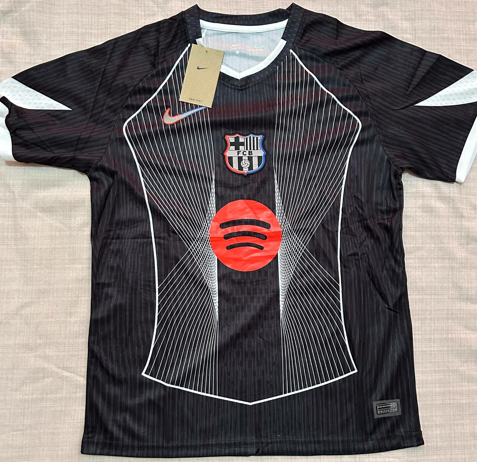 Футболка  FC Barcelona, размер L, black