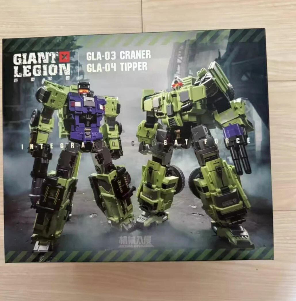 Mecha Invasion GLA-03 GLA-04 Giant Legion Haul Hook Set opened with box
