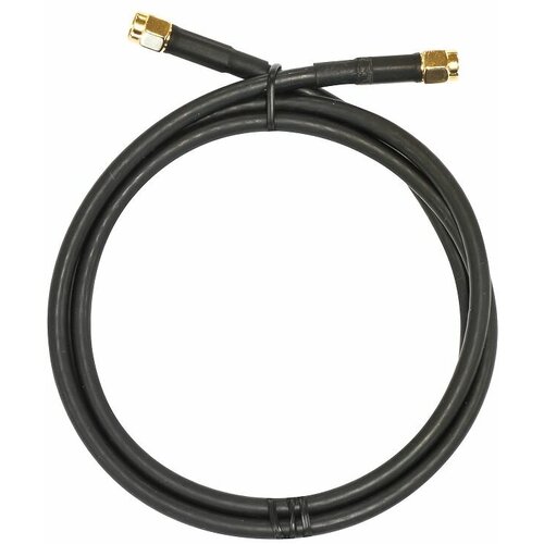 Mikrotik SMA male to SMA male cable, 1 м аксессуар mikrotik indoor lte lora cat m nb 699mhz – 3 8ghz 1 5 – 4 dbi antenna with sma male connector designed for knot