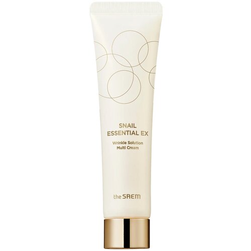 Крем-бальзам с муцином золотой улитки The Saem Snail Essential EX Wrinkle Solution Multi Cream, 60 мл