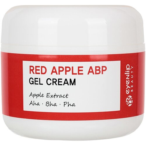 Гель-крем для лица легкий с AHA, BHA и PHA кислотами и экстрактом яблока Eyenlip Red Apple ABP Gel Cream, 50 мл