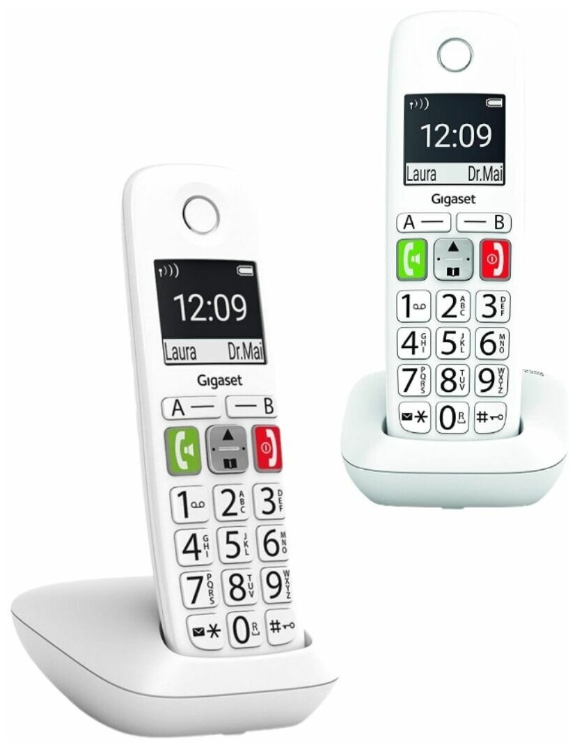 Радиотелефон с большими кнопками DECT Gigaset E290 / телефон домашний беспроводной