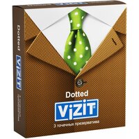 Презервативы Vizit Dotted, 3 шт.