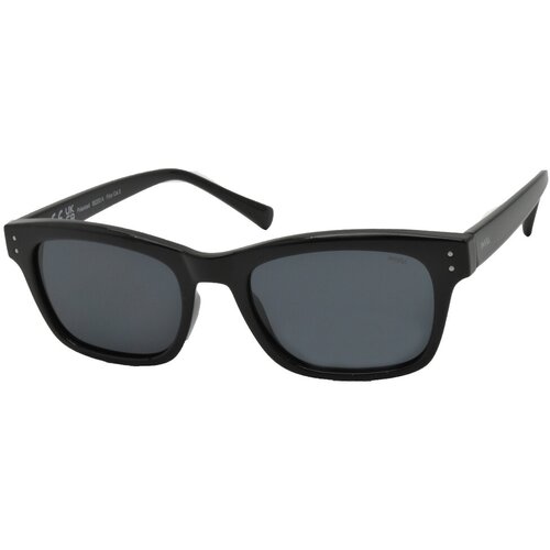 Солнцезащитные очки Invu, вайфареры, оправа: пластик, с защитой от УФ, поляризационные, для женщин, черный
