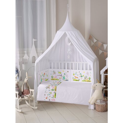 Шатер игровой/Балдахин на детскую кроватку (белый)