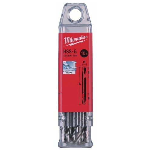 Сверло по металлу двухстороннее HSS-G DBL 4,2 (10шт) Milwaukee 4932352229