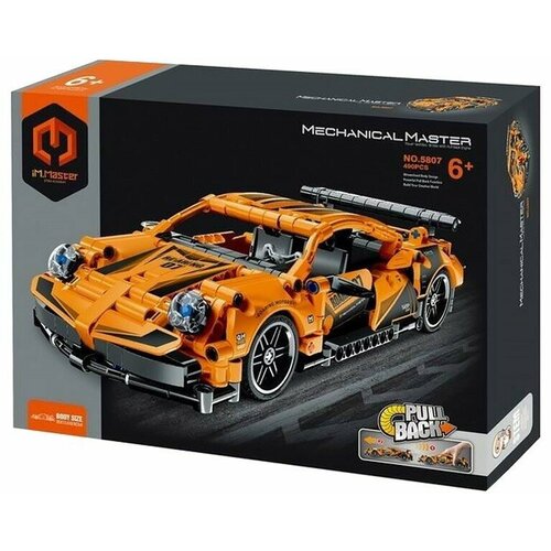 Конструктор Mechanical Master 5807 00834re раллийный автомобиль junior kit pull back rallye car синий