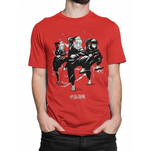 фото Футболка design heroes, хлопок, размер m, красный