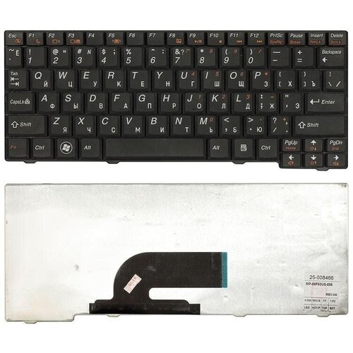 Клавиатура для ноутбука Lenovo IdeaPad S10-2, S10-3C черная клавиатура для ноутбука lenovo ideapad s10 2 s10 3c черная