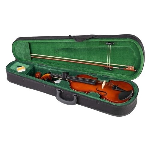 mv 001 скрипка 4 4 с футляром и смычком carayа MV-001 Скрипка 4/4 с футляром и смычком, Carayа