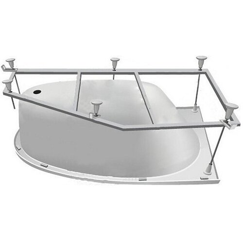 Комплектующие для ванн Azario AV.0073170K Paolina Монтажный комплект для ванны, 170 см, белый