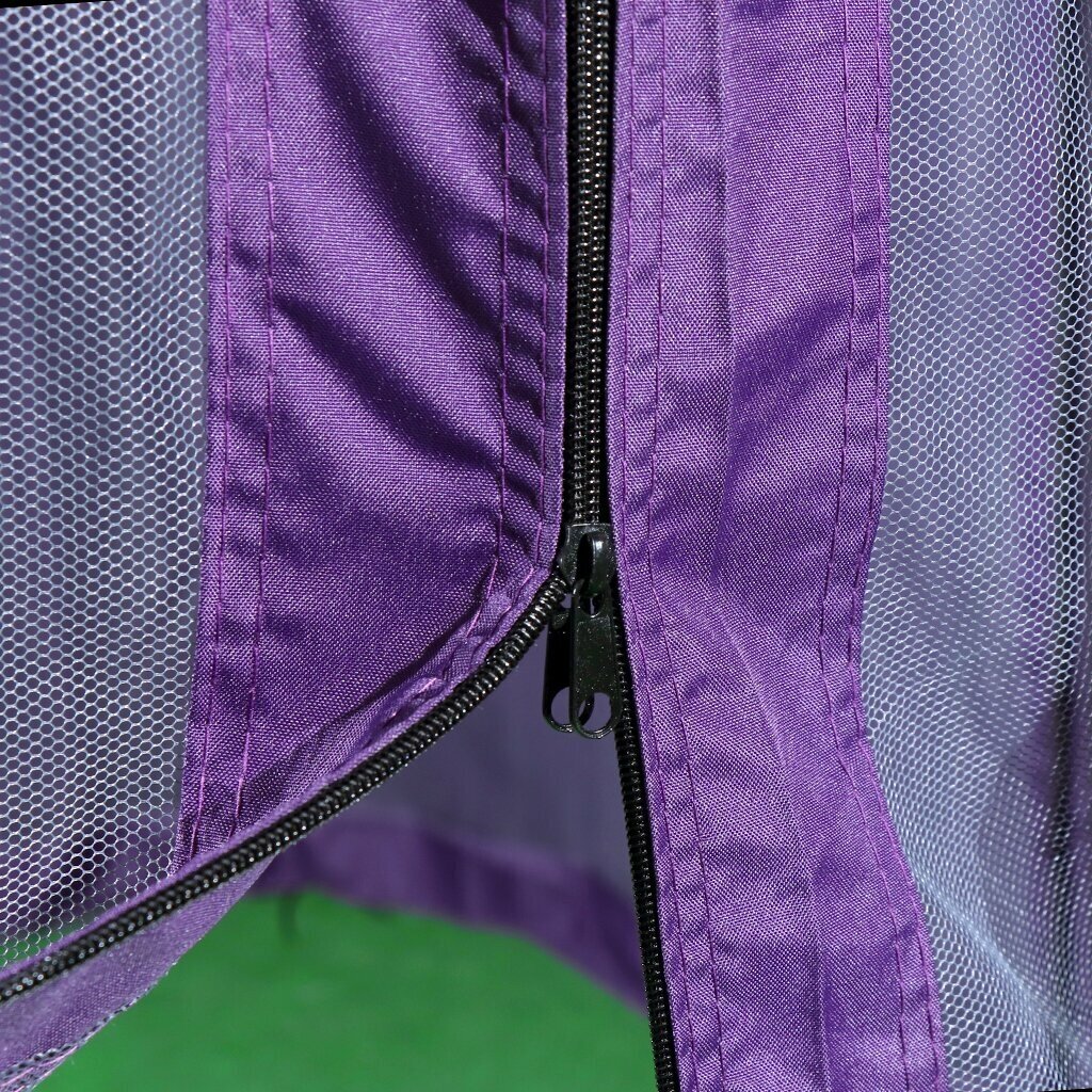 Шатер с москитной сеткой, фиолетовый, 3х3х2.75 м, четырехугольный, с боковыми шторками, Green Days, YTDU157-19-3640 - фотография № 8