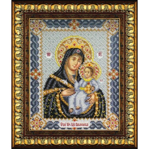 Набор для вышивания бисером паутинка арт. Б-1017 Богородица Вифлеемская 20х25 см