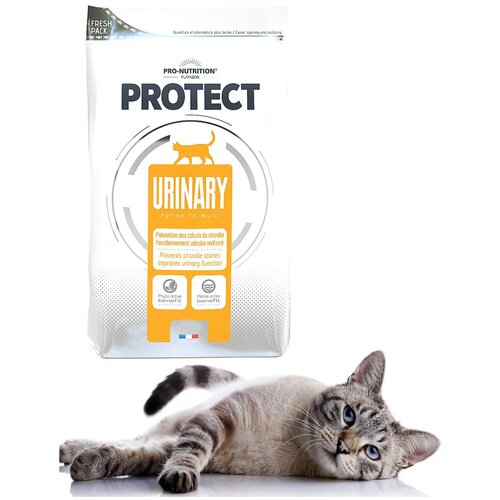 FLATAZOR PROTECT URINARY для взрослых кошек при мочекаменной болезни (2 кг х 4 шт)