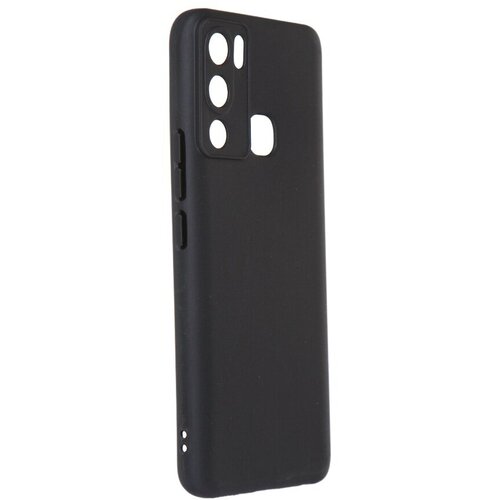 чехол книжка borasco book case для infinix hot 12i black черный Чехол BoraSCO для Infinix Hot 12i Silicone Matte Black 70566