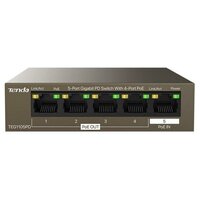 Коммутатор 5PORT 10/100/1000M 4POE TEG1105PD TENDA