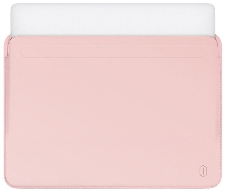 Чехол кожаный с магнитной застежкой WiWU Skin Pro 2 для MacBook 12 2015-2017 (A1534), розовый