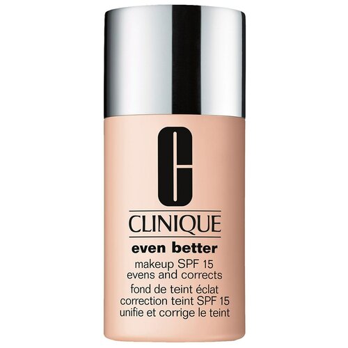 Clinique Тональный крем Even Better Makeup Broad Spectrum, SPF 15, 30 мл, оттенок: 08 Linen тональное средство clinique восстанавливающий тональный крем even better refresh