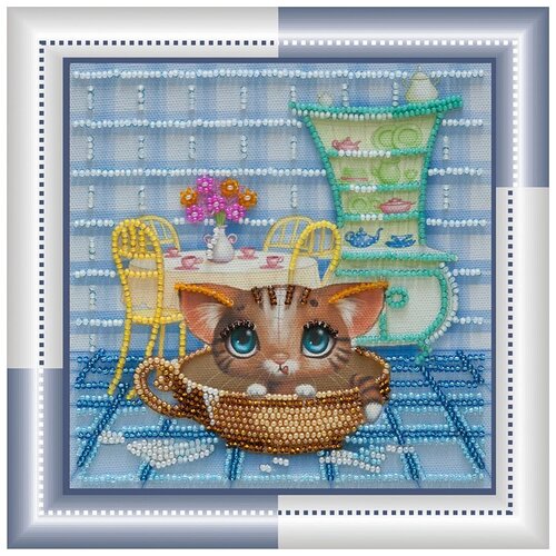 фото Набор для вышивания бисером абрис арт ам-044 вкусно! 15х15 см abris art