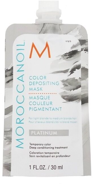 Тонирующая маска Color Depositing Mask Platinum (140639, 30 мл) Moroccanoil - фото №5