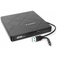Оптический привод USB DVD-RW Gembird , Black ( DVD-USB-04 ) Retail +картридер