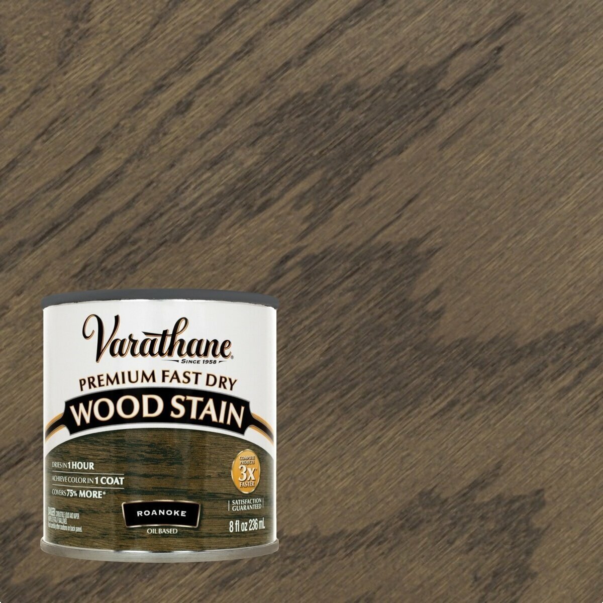 Быстросохнущая морилка на масляной основе Varathane Fast Dry Wood Stain 236 мл Остров Роанок 370872